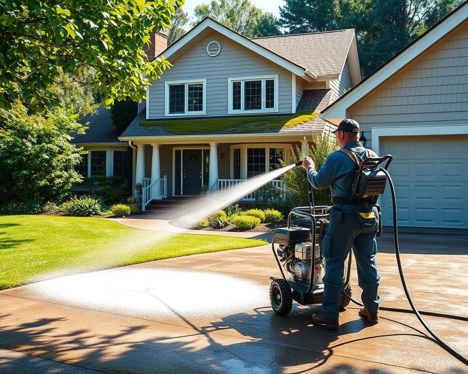 driveway pressure washing Austell